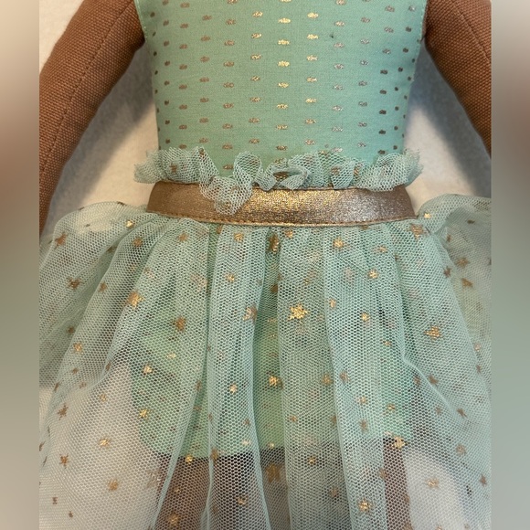 NWT Pillowfort™ Ballerina Dress Kids' Throw Pillow - Mint 21.5” 🩰 - Picture 3 of 14